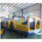 PVC inflatable obstacle course inflatable yellow obstacle inflatable sport game