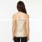 2017 slim v-neck sexy tops gold sequined vest women elegant tops