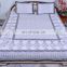 Queen Size Traditional Block Printed Bed Cover Bedspread Decor Flat Sheet Indian Bed Sheet