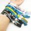 Custom Free Sample Attractive gift item festival woven wristband