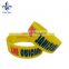 Cheap promotional design colorfull silicon bracelet with custom logo