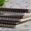 Recycle brown kraft paper notebook spiral perforated notebook
