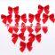 Sale 12 Pcs/Set New Xmas Bowknot Ornament Party Hanging Decoration Wedding Festival Christmas Tree Decor