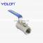 one piece stainless steel ball valve