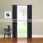 Geometric Print Light Filtering Blackout Panel Window Curtain Holdback