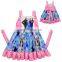 2020 Summer Girls Dress Backless Frozen Kids Dress Wholesale Children's Clothing