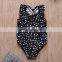 OEM/ODM Service Summer Swimsuit Toddler BLACK White Ruffle Girls Swimwear Swimwear Kids Girl