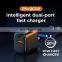 Custom LOGO L-QP204 EU plug 20W fast PD charger with QC3.0 fast charging for iPhone 12 for samsung