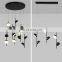 Kitchen European Style elegant tree shape fascination acrylic chandelier