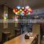 Color Glass LED Hanging Lamp G4 LED Light Suspension Lighting