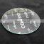 Custom Design Square Shape Glass Coaster PP Paper Pattern Decorative Cup Tray