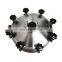 Polish finished Round pressure manway for tank manhole cover with sight glass