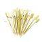 Food grade FSC custom round sushi bamboo paddle skewers