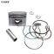 Standard size STD diesel engine parts aluminum alloy S125 dirt bike ATV motorcycle piston kit prices