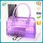 2015 New Fancy Promotional Pvc Clear Handle Bag with Zipper