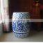 Hot sale hand painted blue and white dragon pattern garden drum ceramic porcelain stool