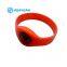 Chip Encoding RFID Silicone Wristband 13.56MHz RFID Bracelet for Amusement Park