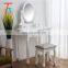 paulownia wood dresser cabinet with mirror for girls