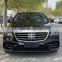 Car Bumpers for Mercedes Benz W222 S Class turning S450 S560 S350d AMG model with front Rear Bumpers Grilles Diffuser