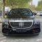 Appearance modification for Benz W222 S class 2014-2020 facelift S560 S450 S350d AMG model include front bumper and rear bumper