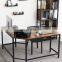 high end corner home simple L-shaped bedroom study learning iron corner writing executive desk modern computer office desk