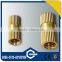Brass threaded insert nut