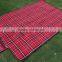 light Cheap Waterproof acrylicplaid picnic blanket