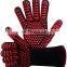 Extreme High Temperature Protceted Safety Kitchen Outdoor Silicone Printed Heat Resistant BBQ Gloves