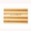 Non-slip Drain Cutting Board Rectangle Round Bamboo Kitchen Cutting Board