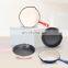 Red Non Stick Cast Iron Fry Pan Enamel 30cm Steak Frying Pan