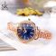 SHENGKE Luxury Bracelet Lady Chain Watch Alloy Case And Alloy Bangle Watches Ladies Dress Wristwatch K0089L
