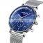 NIBOSI 2020 New Fashion Mens Watches Blue Stainless Steel Top Brand Luxury Sports Chronograph Quartz Watch Men Relogio Masculino