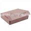 Eco Custom Color Printing  Friendly Pink  Boxes Corrugated Carton Paper Packaging Shipping Box