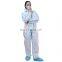 Highly resistance SMS Microporous Coverall with heat sealed tape