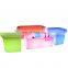 Outdoor Acrylic Plastic Garden Hotel Furniture Sofa Chair Bench With Colorful LED Lights