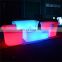 nightclub bar plastic led light leisure sofa glowing furniture arm chair led colorful party rental led bar sofa chair