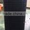 Silver color slim vertical freezer with outside handle