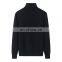 Women's Casual Winter Turtleneck Sweater 100% Cashmere Long Sleeve Jumpers With Front Logo Solid Pattern Knit Pullover