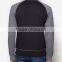 2016 Plain Black Sweatshirts for Men Raglan Sleeve Sweatshirts