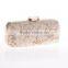 wedding clutch bag metal frame lace bag for lady