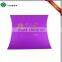 gold foiled fashion pillow hair extension packaging box