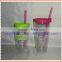 BPA Free double wall tumbler plastic cup- 16OZ & 20oz