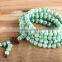 6mm authentic aquamarine Stone mala 108 mala necklace