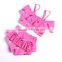 Hot pink hello tankini for young girl teens summer bikini cartoon kitty cat beachwear fushia girls swimsuit                        
                                                                                Supplier's Choice