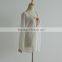 new style mix color deep open neck thin women chiffon blouses for fat
