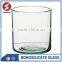 polished clear heat resistant glass vase