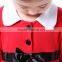 christmas design Manufaturer Wholesale good quality lovely red baby girl party dress