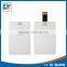 Best promotional super thin credit card usb flash drive with 2 side logo print