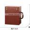 Vintage Leather wine box with high quality