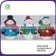 2015 Promotional Home christmas decorations set of santa &penguin&snowmen &reindeer